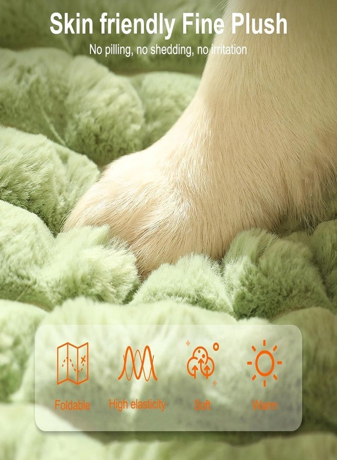 SEVIA Pet Bed Mat Dog Sleeping Pad with Pillow Puppy Crate Small Animals Pet Supplies | Dog Supplies | Beds Washable Soft Pet Deep Sleeping Bed Cat Dog Sleeping Pad - Image 5